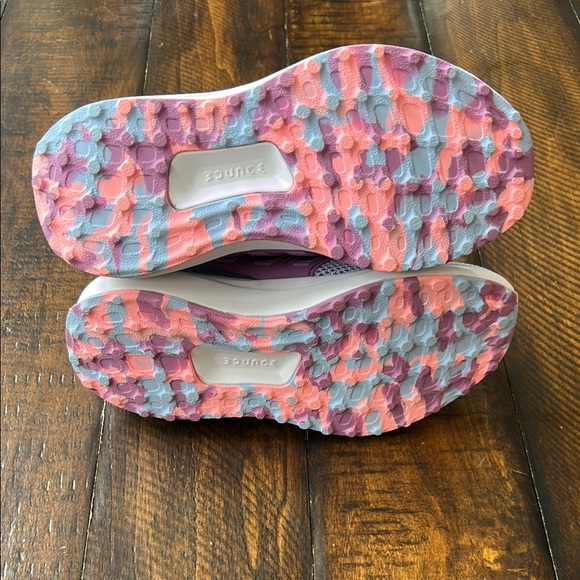 Adidas Ultrabounce DNA Light Blue and Purple Sneakers - Picture 3 of 5